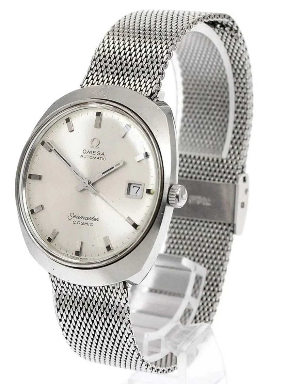 OMEGA Seamaster Cosmic Date Silver Dial Automatic Men's Watch_938050